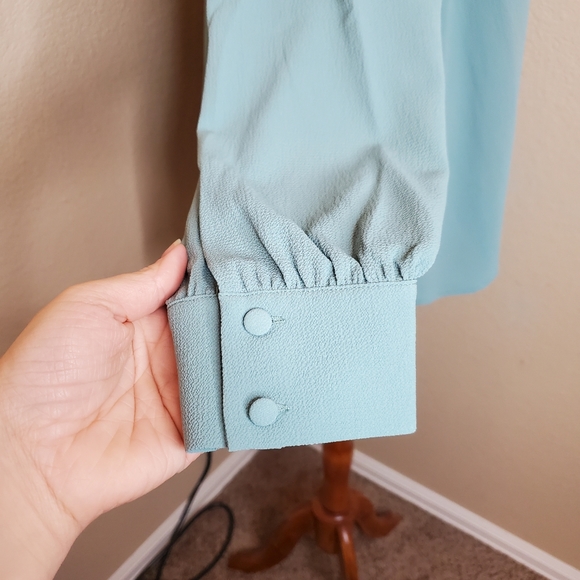 Modcloth Romantic Planning Long Sleeve Top - Picture 7 of 9